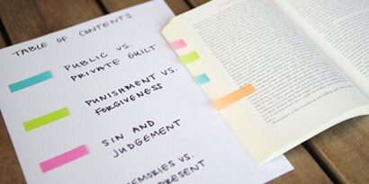 Make a personal table of contents Make a personal table of contents