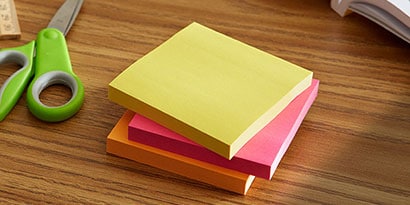 Distribute different colored Post-it® Super Sticky Notes to your students. Distribute different colored Post-it® Super Sticky Notes to your students.