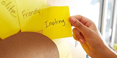 write their ideas on yellow Post-it® Super Sticky Notes write their ideas on yellow Post-it® Super Sticky Notes