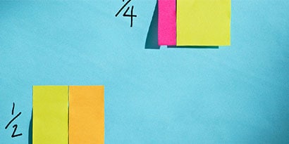 affix each strip on a Post-it® Big Pad affix each strip on a Post-it® Big Pad