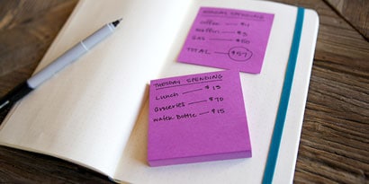 Keep track of what you spend Keep track of what you spend